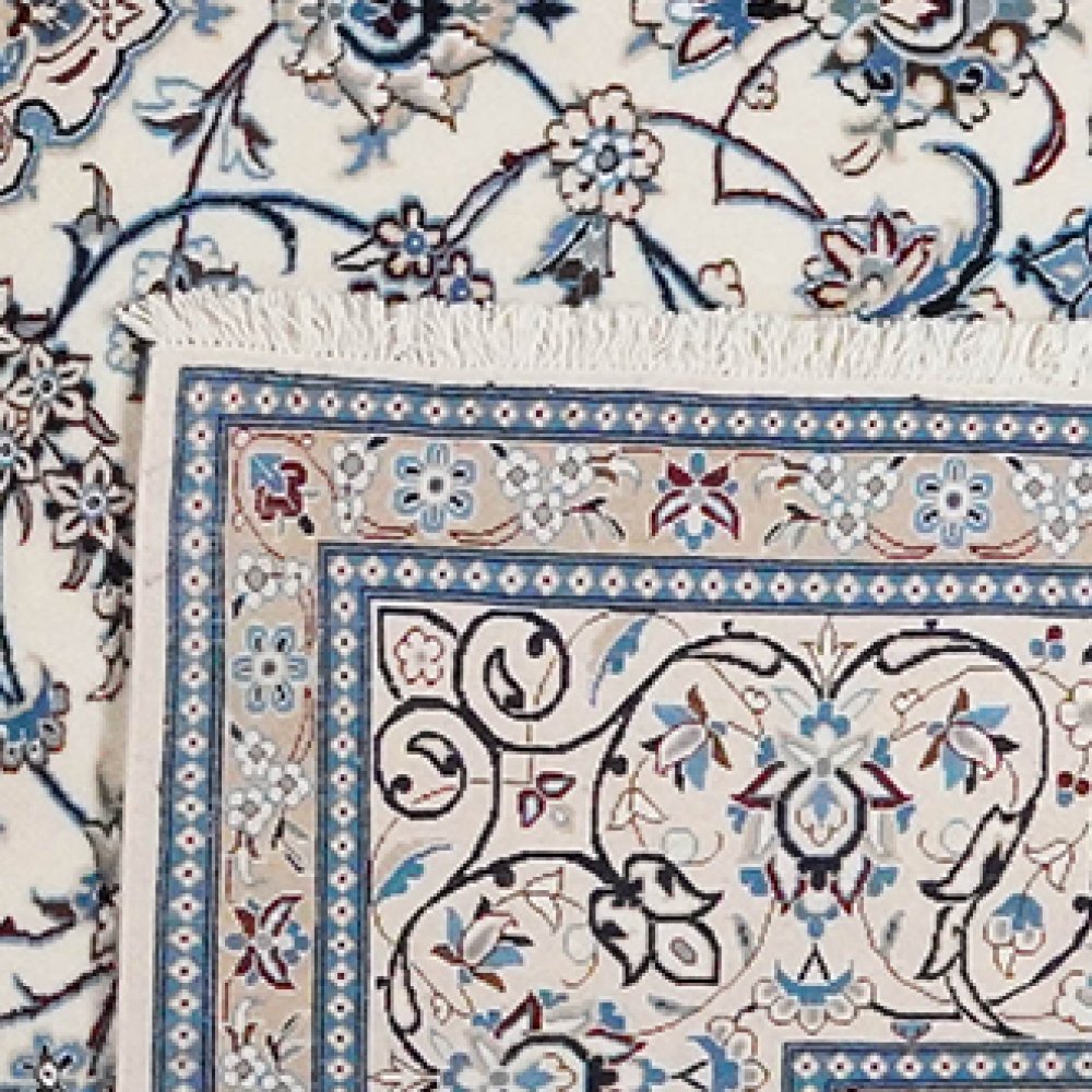 Nain 9La — Hand-knotted, 252x350 cm, Beige, 100% Virgin Wool | View 6