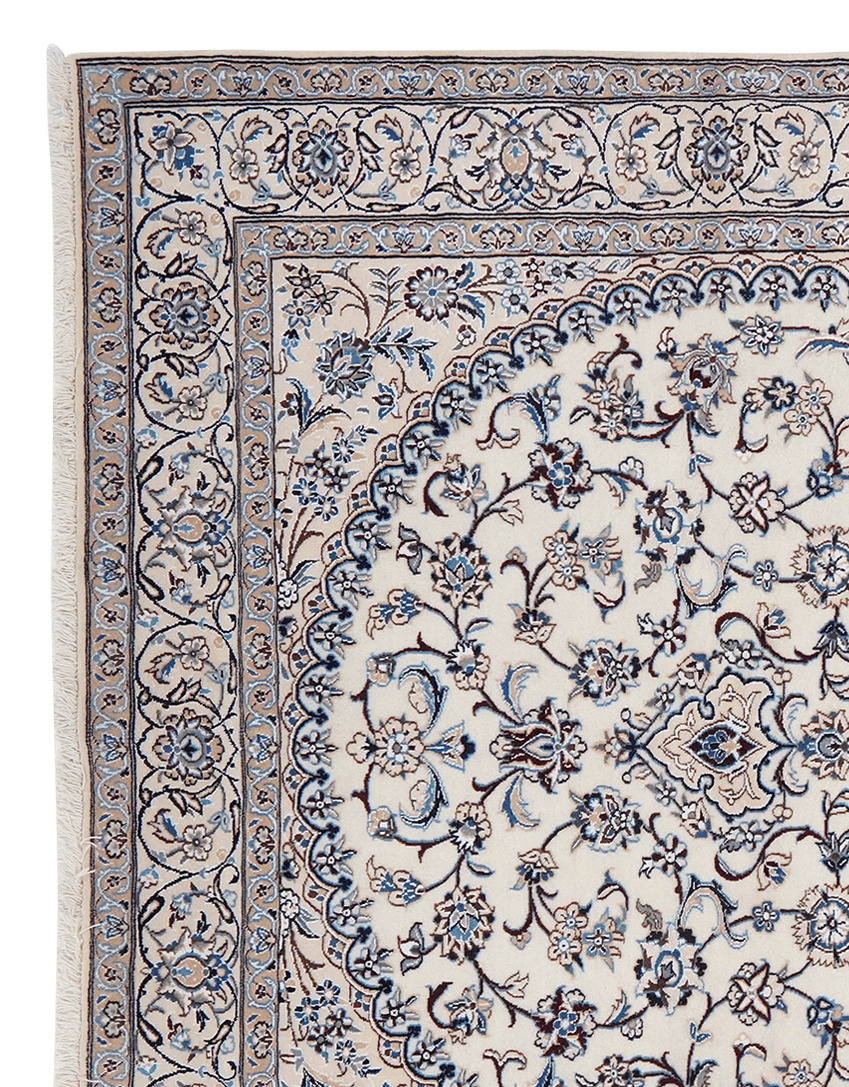 Nain 9La — Hand-knotted, 181x285 cm, Beige, 100% Virgin Wool | View 3