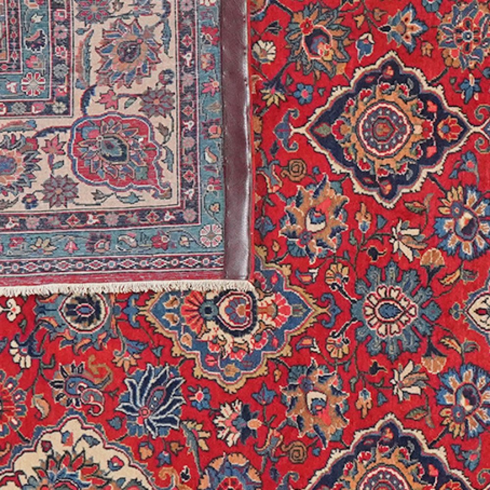 Ghazvin — Hand-knotted, 181x283 cm, Red, 100% Virgin Wool | View 6