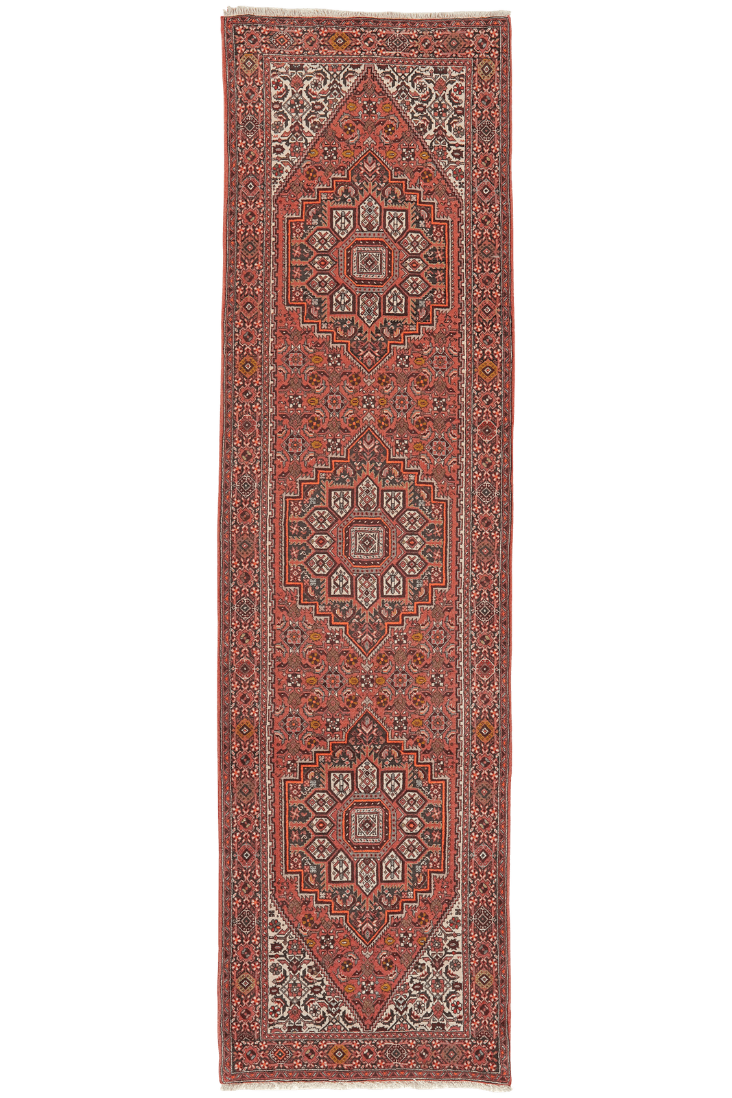 Goltuk — Hand-knotted, 81x300 cm, Red, 100% Virgin Wool | Main view