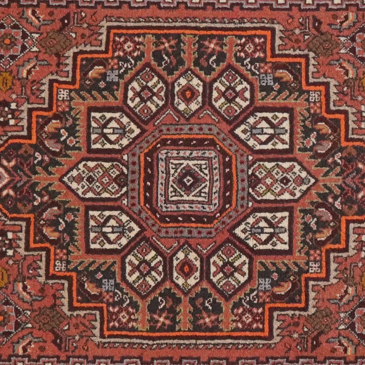 Goltuk — Hand-knotted, 81x300 cm, Red, 100% Virgin Wool | View 4