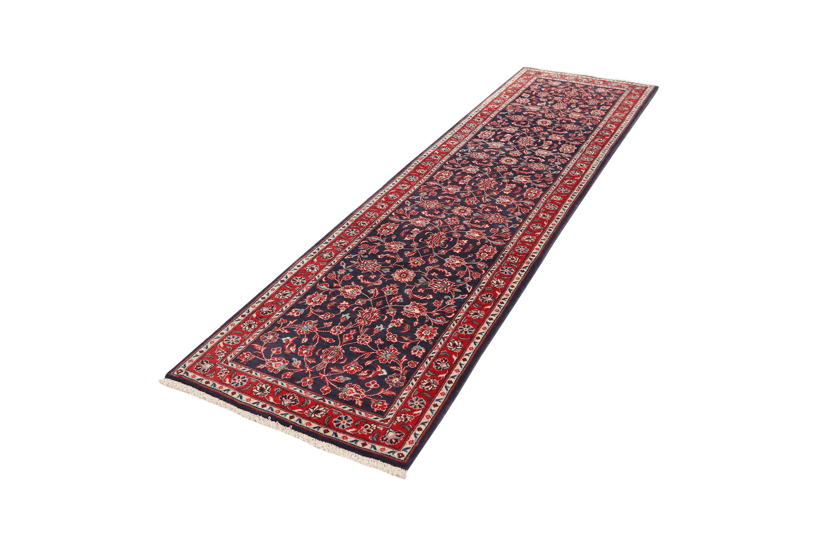 Ardakan — Hand-knotted, 76x302 cm, Blue, 100% Virgin Wool | View 5