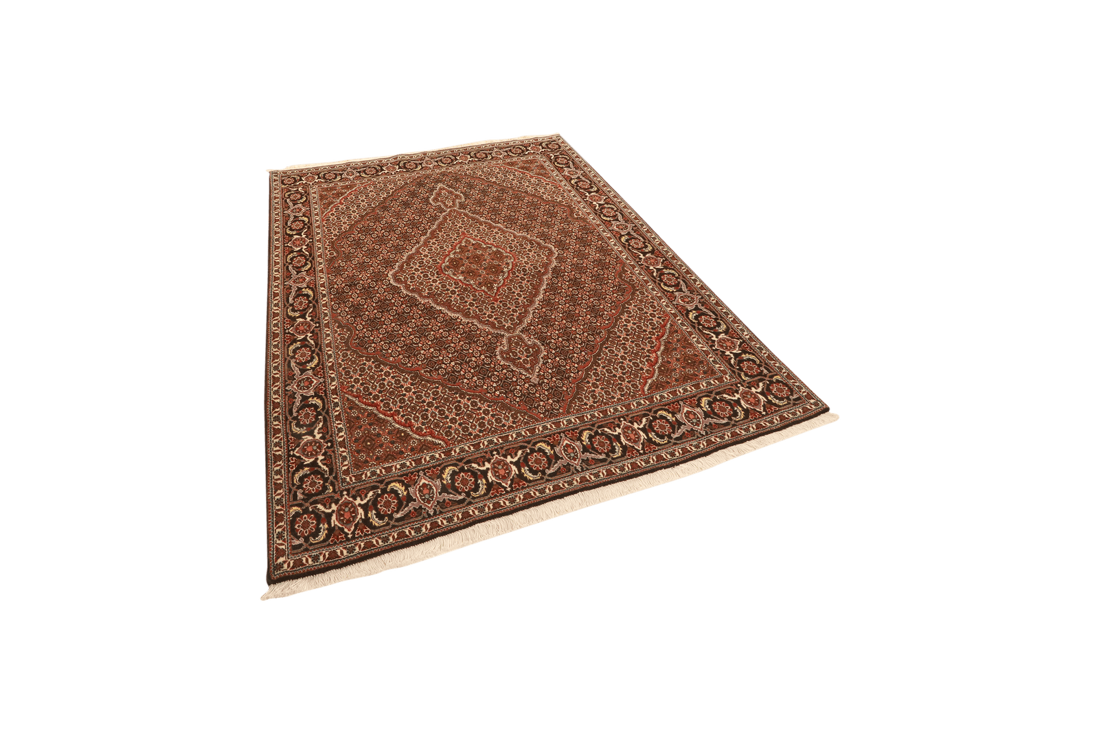 Tabriz 40 Raj — Hand-knotted, 153x203 cm, Blue, 100% Virgin Wool | View 5