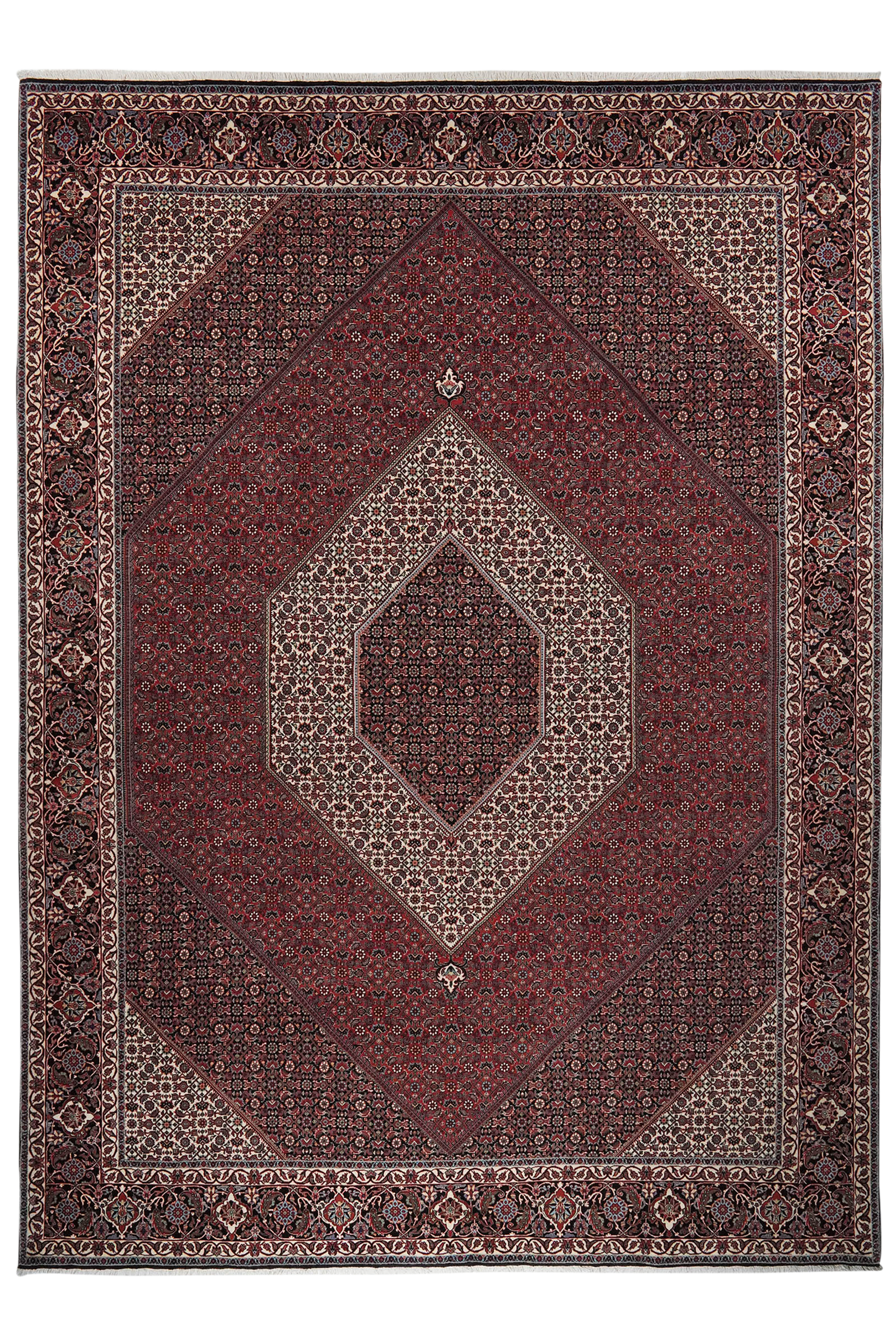 Bidjar Bookan — Handgefertigt, 352x256 cm, Blau, 100% Virgin Wool | Main view