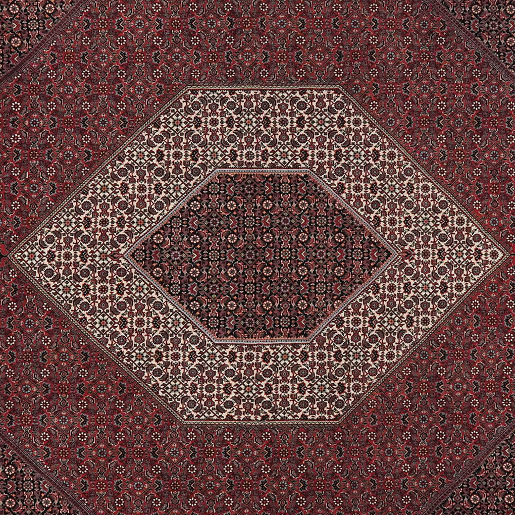 Bidjar Bookan — Handgefertigt, 352x256 cm, Blau, 100% Virgin Wool | View 5