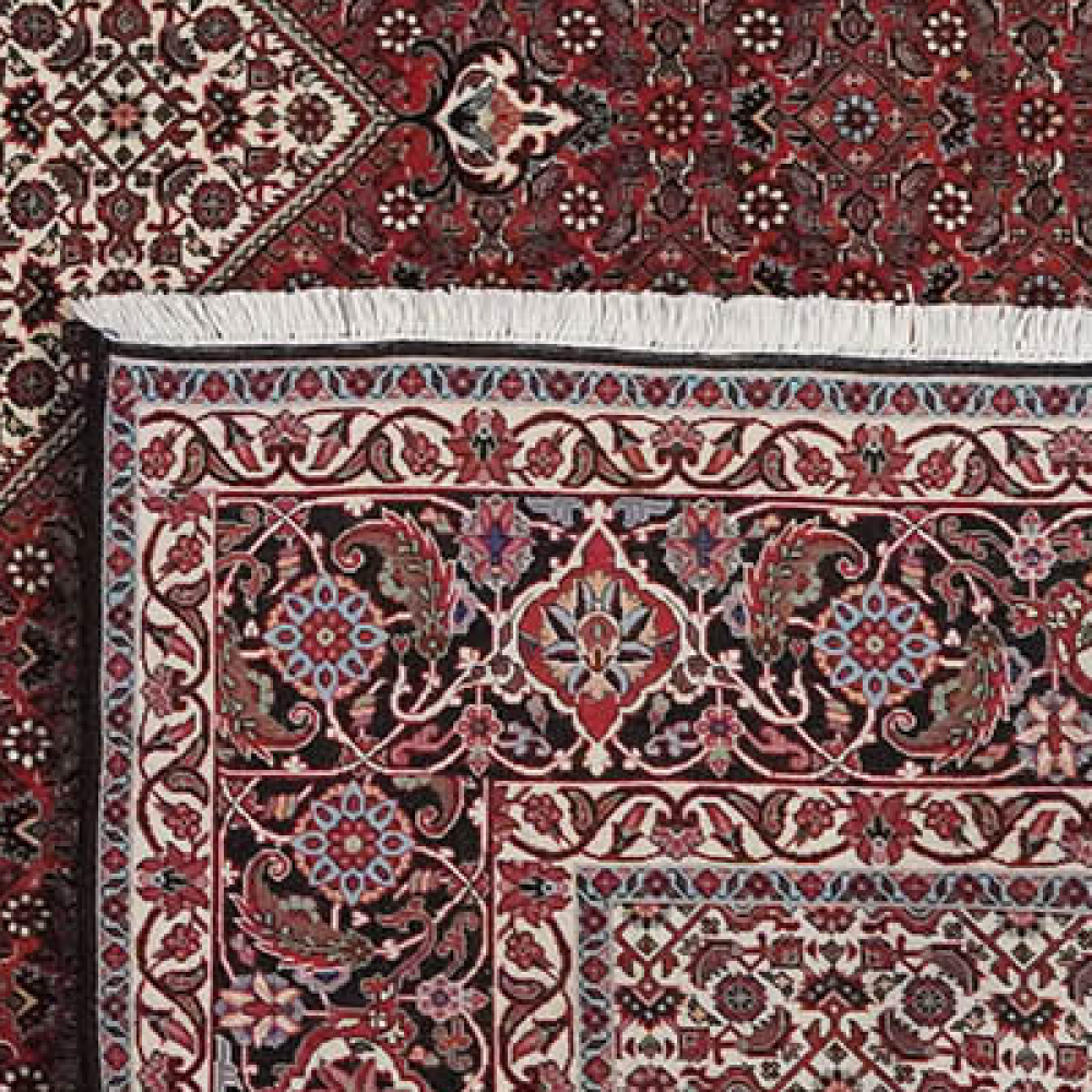 Bidjar Bookan — Handgefertigt, 352x256 cm, Blau, 100% Virgin Wool | View 7