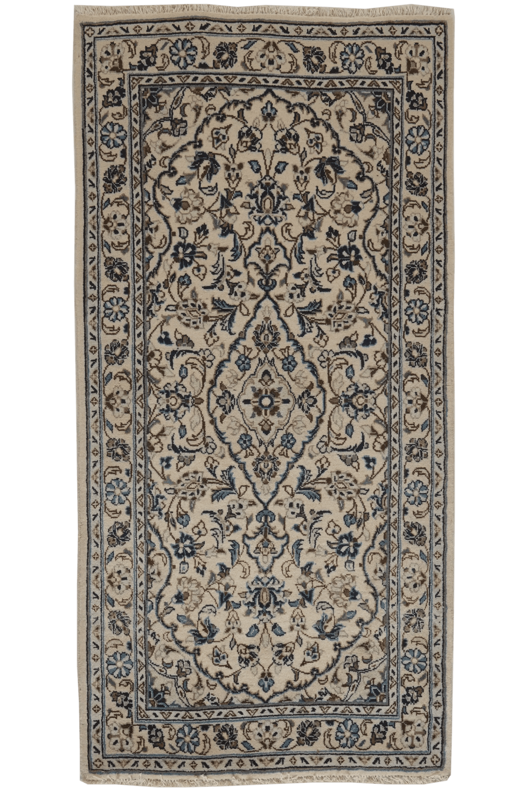 Ardakan — Hand-knotted, 78x158 cm, Beige, 100% Virgin Wool | Main view