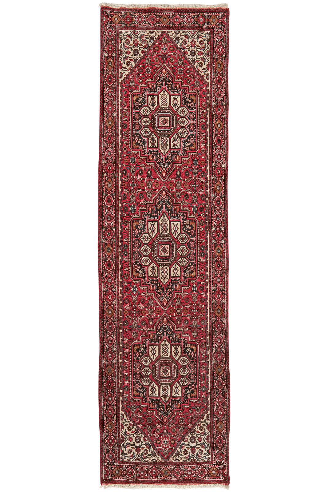 Goltuk — Hand-knotted, 77x297 cm, Red, 100% Virgin Wool | Main view