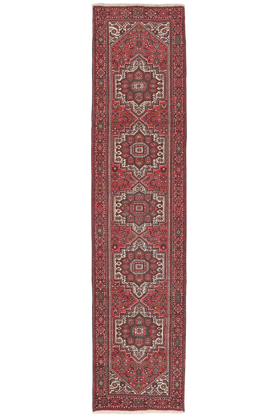 Goltuk — Hand-knotted, 70x299 cm, Red, 100% Virgin Wool | Main view