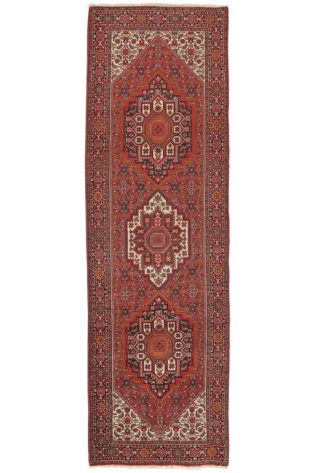 Goltuk — Hand-knotted, 86x287 cm, Red, 100% Virgin Wool | Main view