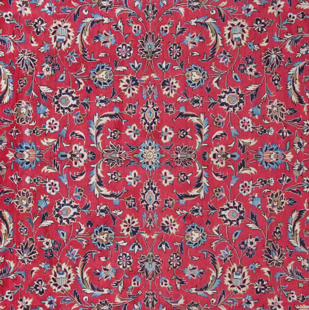 Ardakan — Handgefertigt, 402x298 cm, Blau, 100% Virgin Wool | View 5
