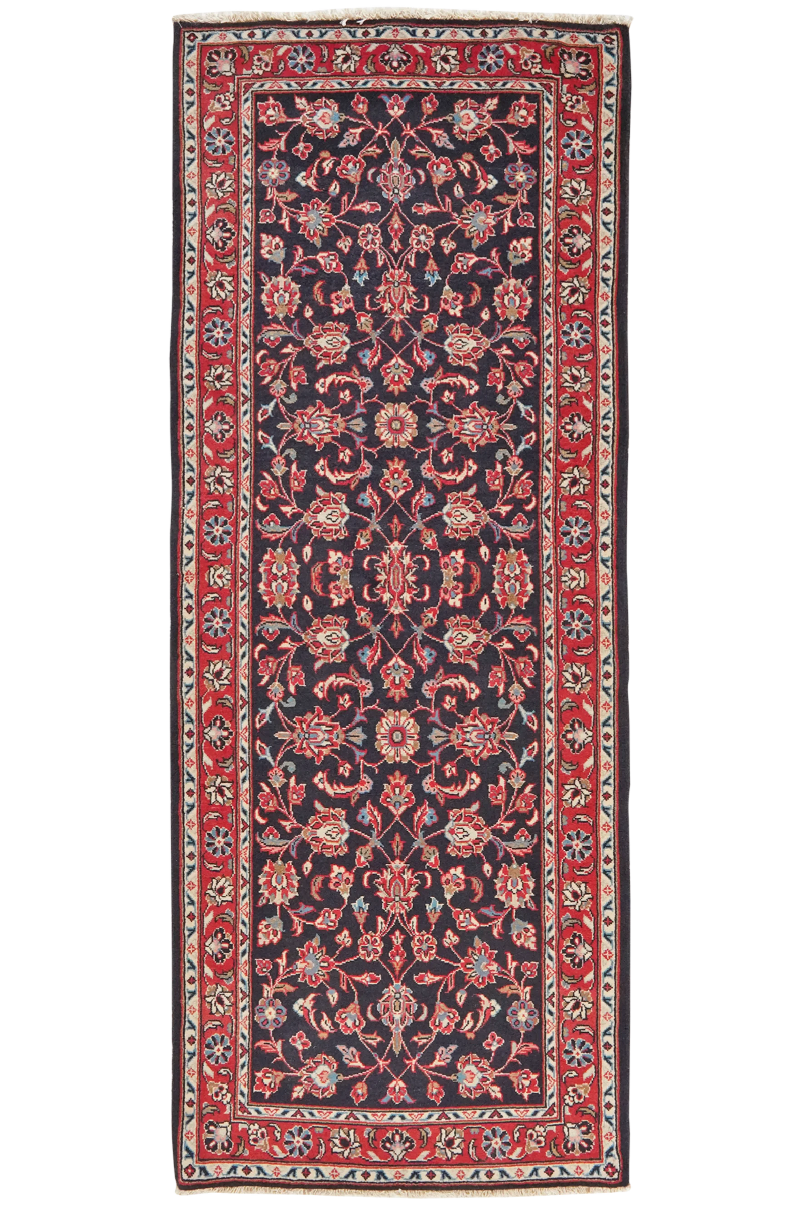 Ardakan — Handgefertigt, 212x80 cm, Rot, 100% Virgin Wool | Main view