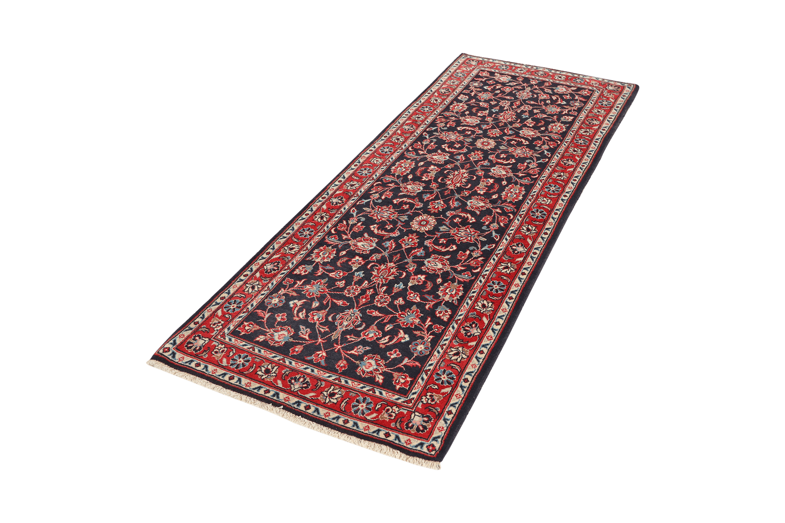 Ardakan — Hand-knotted, 80x212 cm, Blue, 100% Virgin Wool | View 5