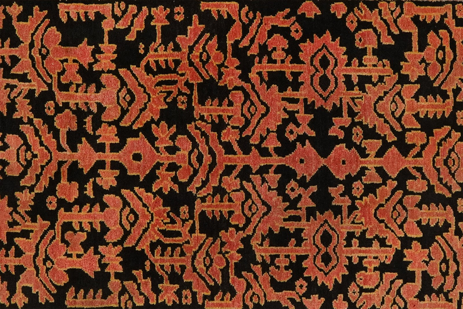 Malayer — Hand-knotted, 83x114 cm, Black, 100% Virgin Wool | View 4