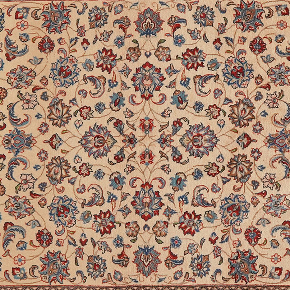 Sarough — Hand-knotted, 144x245 cm, Beige, 100% Virgin Wool | View 4