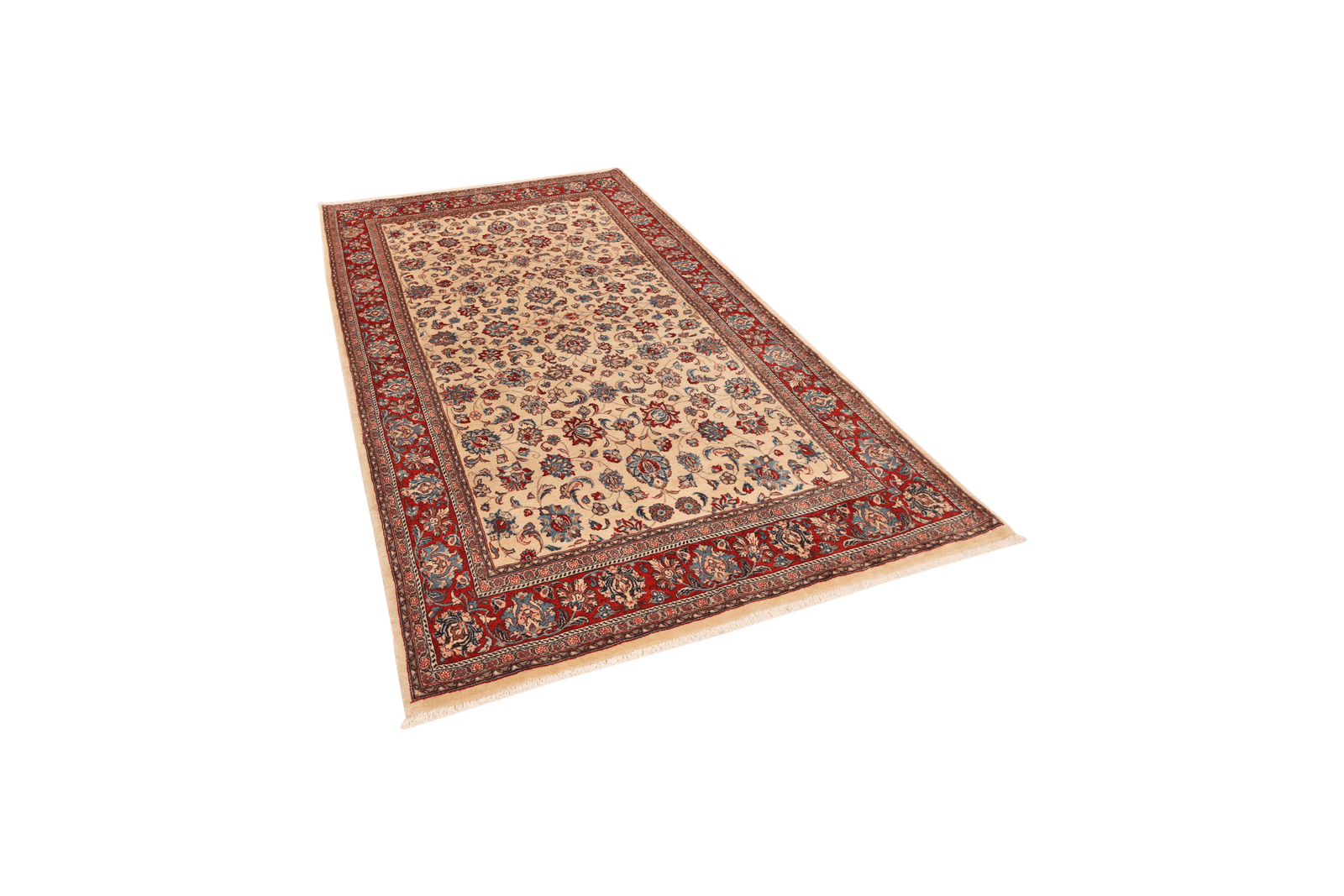 Sarough — Hand-knotted, 144x245 cm, Beige, 100% Virgin Wool | View 5