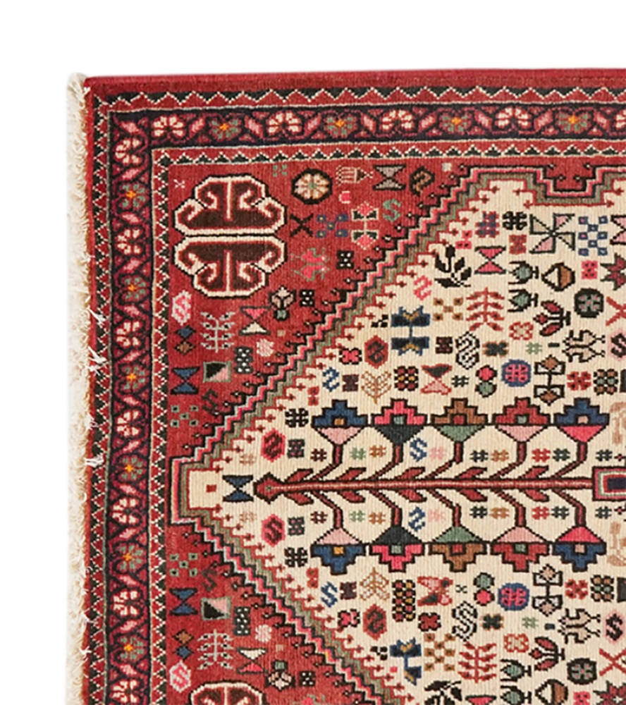 Abadeh — Handgefertigt, 122x80 cm, Blau, 100% Virgin Wool | View 4