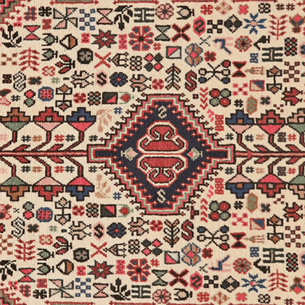 Abadeh — Hand-knotted, 80x122 cm, Beige, 100% Virgin Wool | View 4