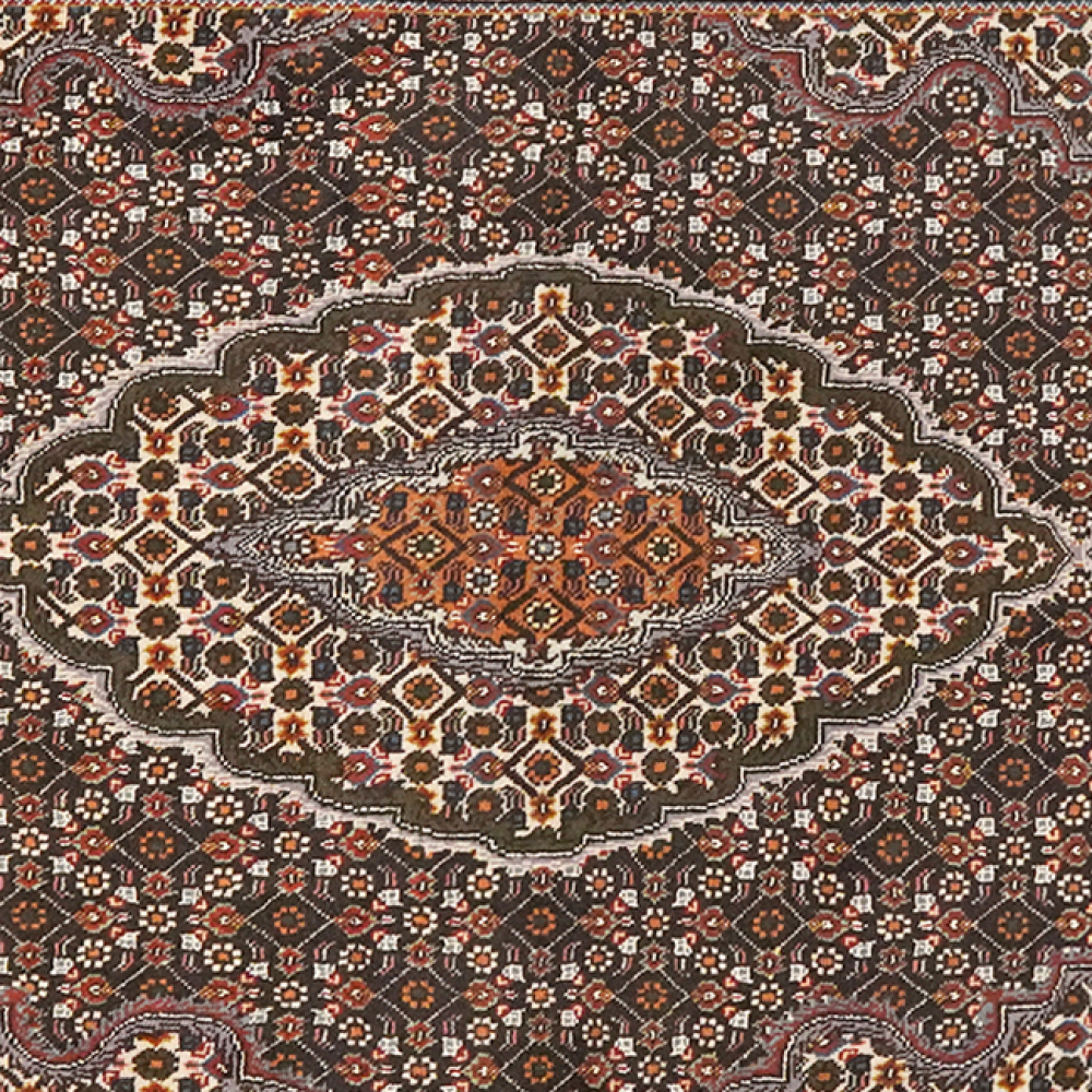 Tabriz 40 Raj — Handgefertigt, 157x103 cm, Schwarz, 100% Virgin Wool | View 5