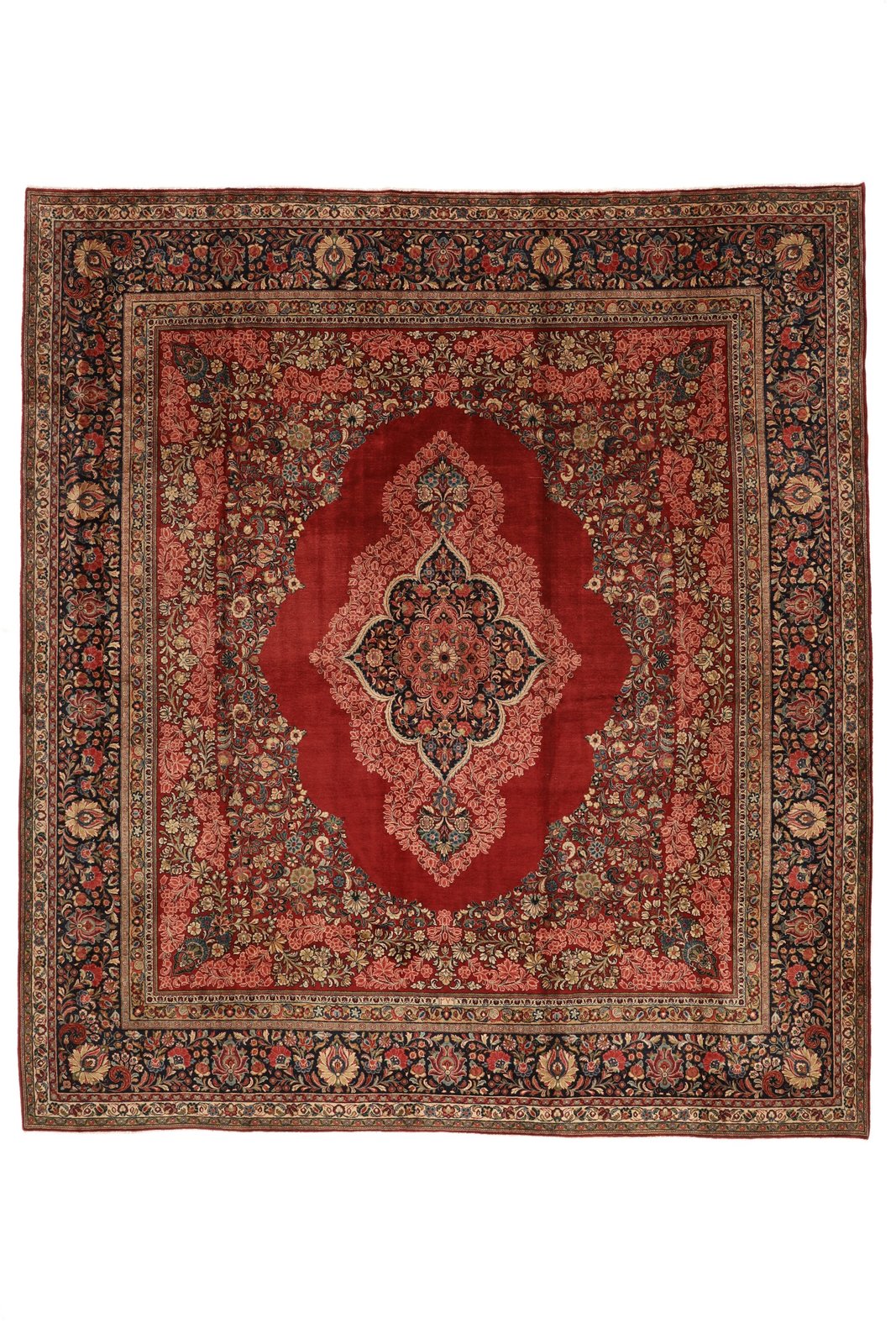 Mohadjeran — Hand-knotted, 420x420 cm, 100% Virgin Wool | Main view