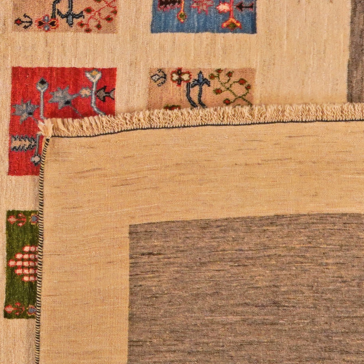 Rizbaf — Hand-knotted, 296x399 cm, Beige, 100% Virgin Wool | View 6