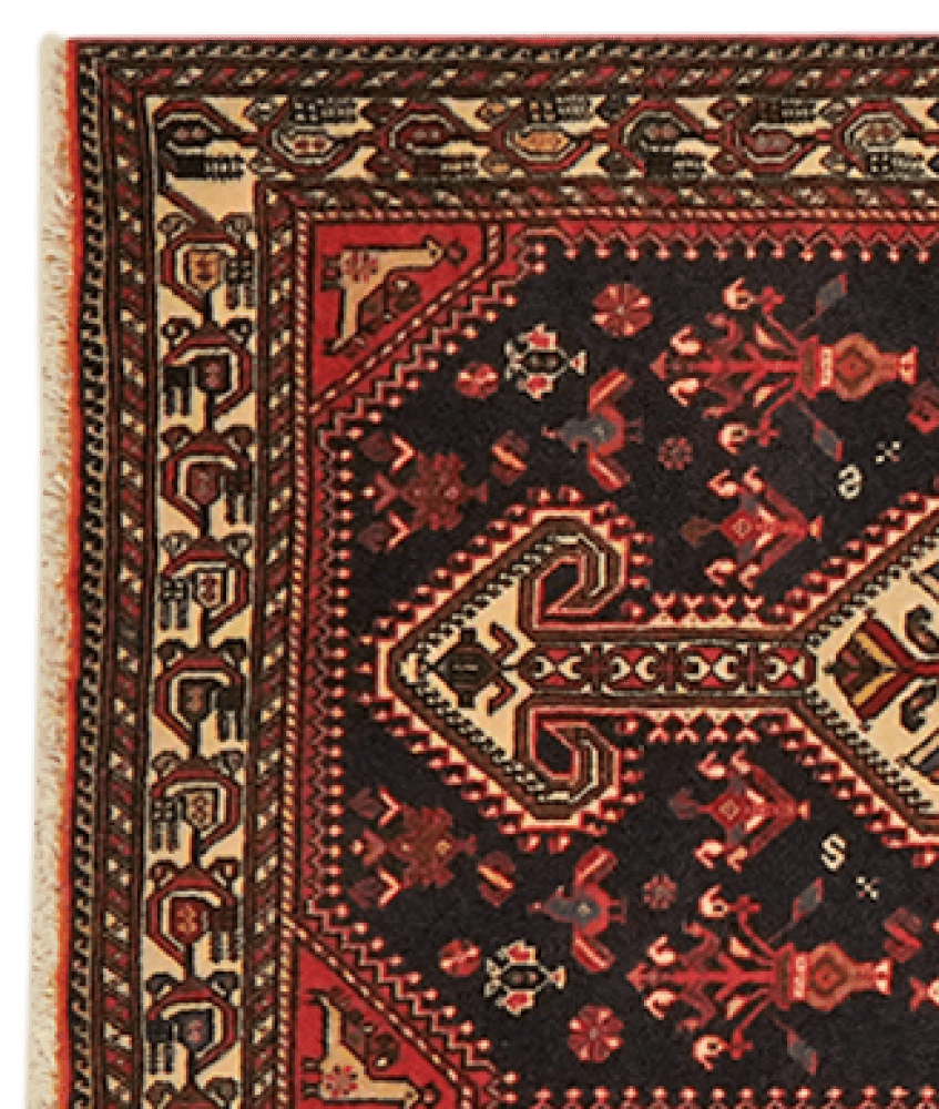 Nasrabad — Hand-knotted, 79x394 cm, Blue, 100% Virgin Wool | View 3