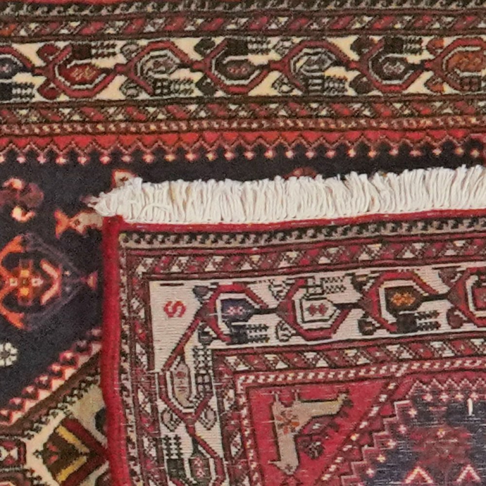 Nasrabad — Hand-knotted, 79x394 cm, Blue, 100% Virgin Wool | View 6