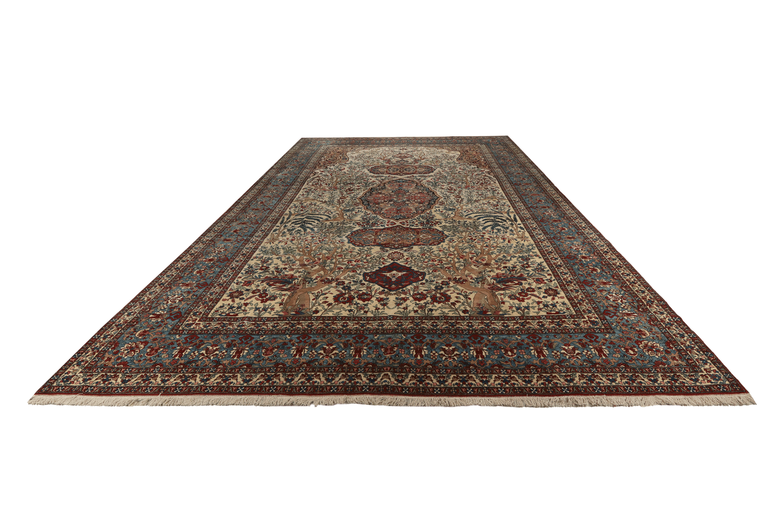 Teheran — Hand-knotted, 308x468 cm, Beige, 100% Virgin Wool | View 6