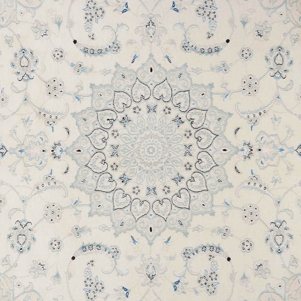 Nain 12La — Hand-knotted, 252x303 cm, Beige, 100% Virgin Wool | View 4