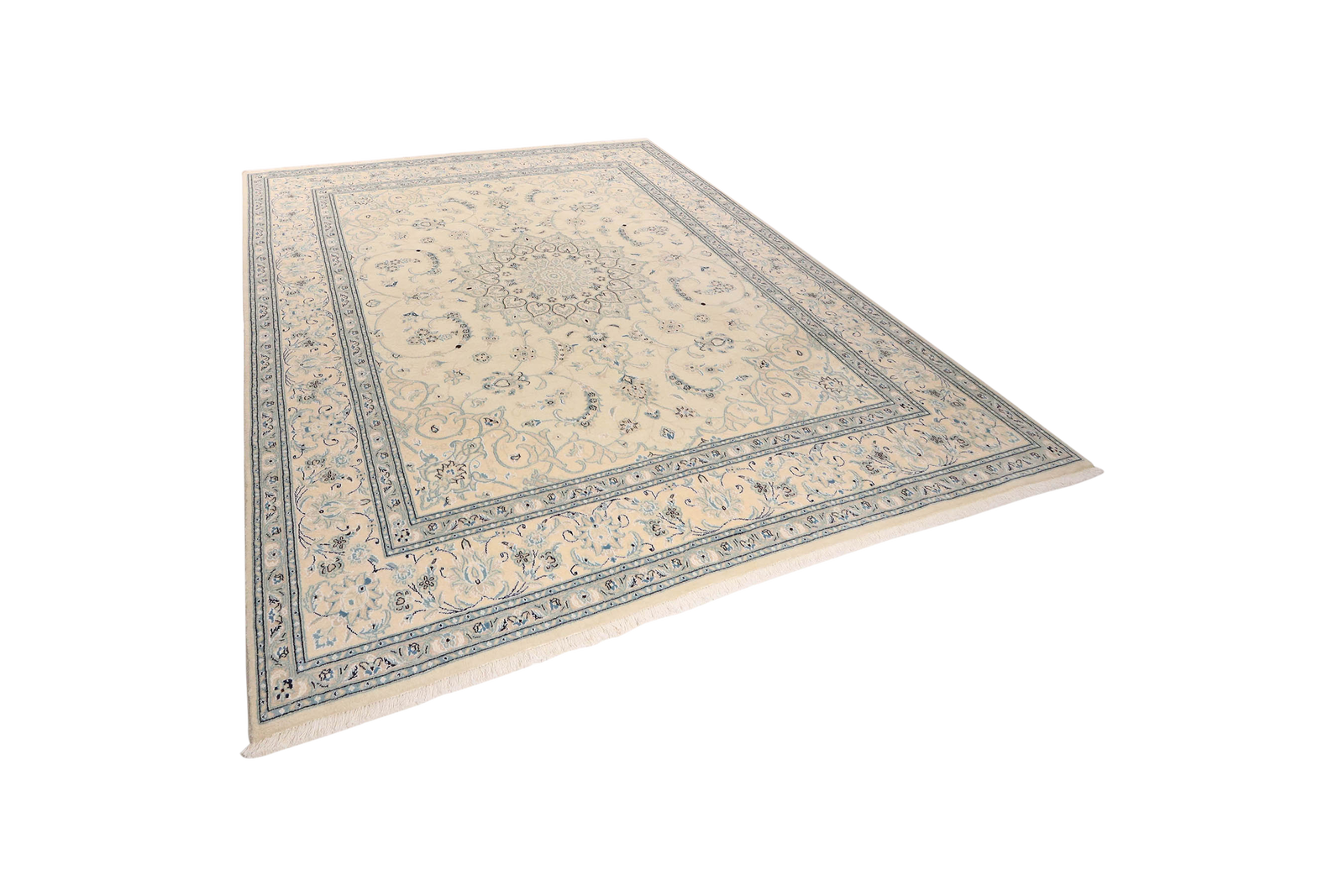 Nain 12La — Handgefertigt, 303x252 cm, Beige, 100% Virgin Wool | View 6