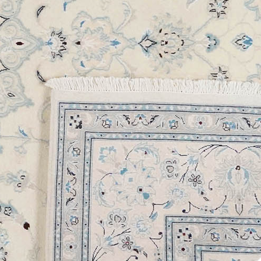 Nain 12La — Handgefertigt, 303x252 cm, Beige, 100% Virgin Wool | View 7