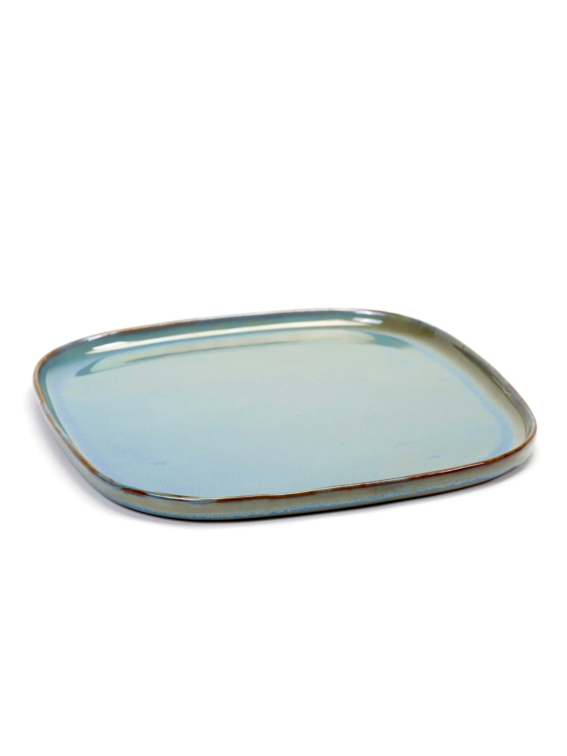 Terres De Rêves Square Plate — Handmade , 25x25 cm | Main view