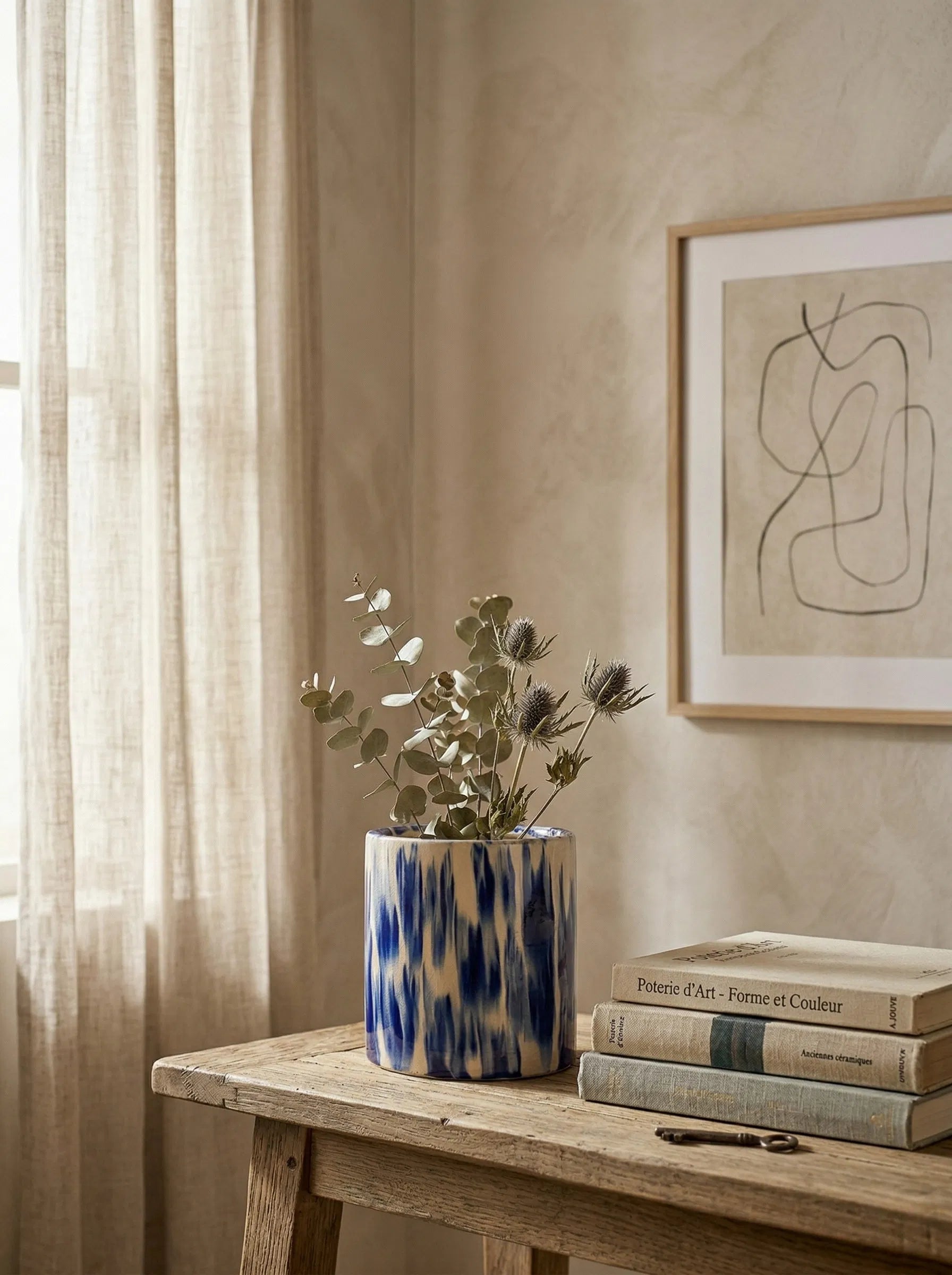 Vase Tara Low — Handmade , 21x21 cm | Detail view