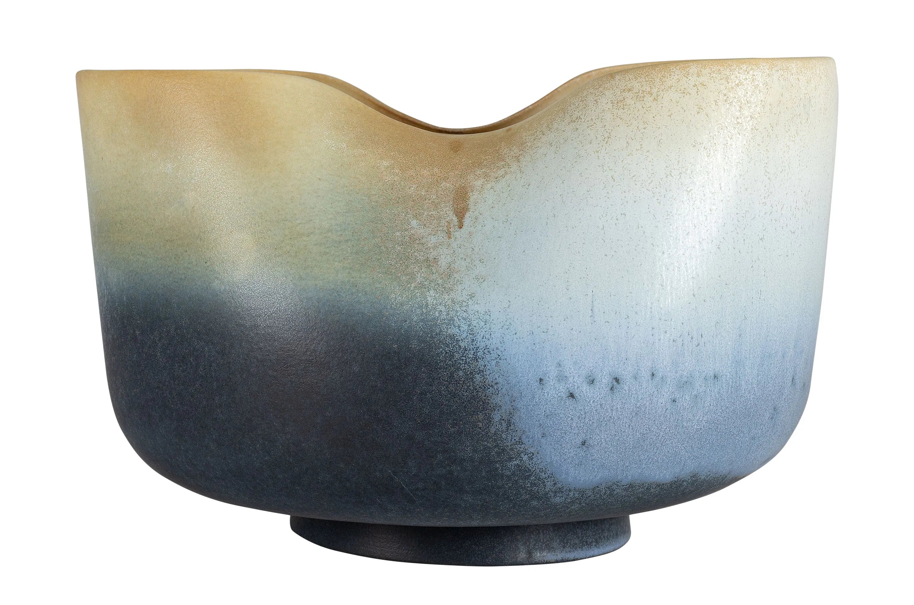 Vase Misty Blue — Handmade , 18x27 cm | Main view