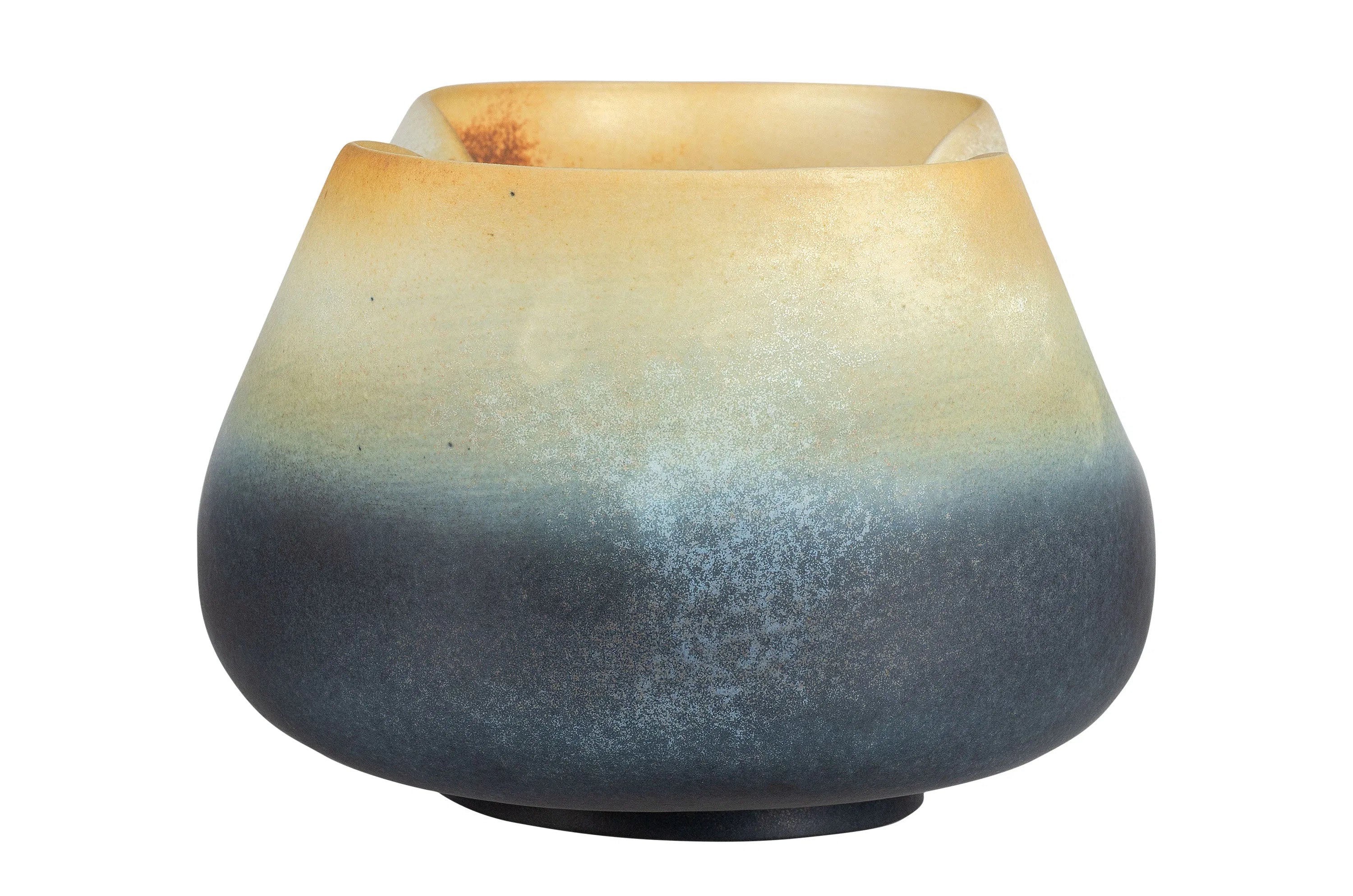 Vase Misty Blue — Handmade , 18x27 cm | Detail view