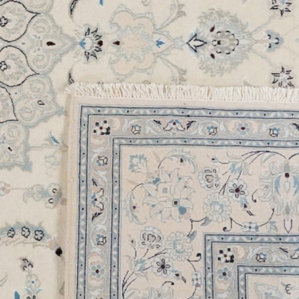 Nain 12La — Hand-knotted, 255x300 cm, Beige, 100% Virgin Wool | View 6