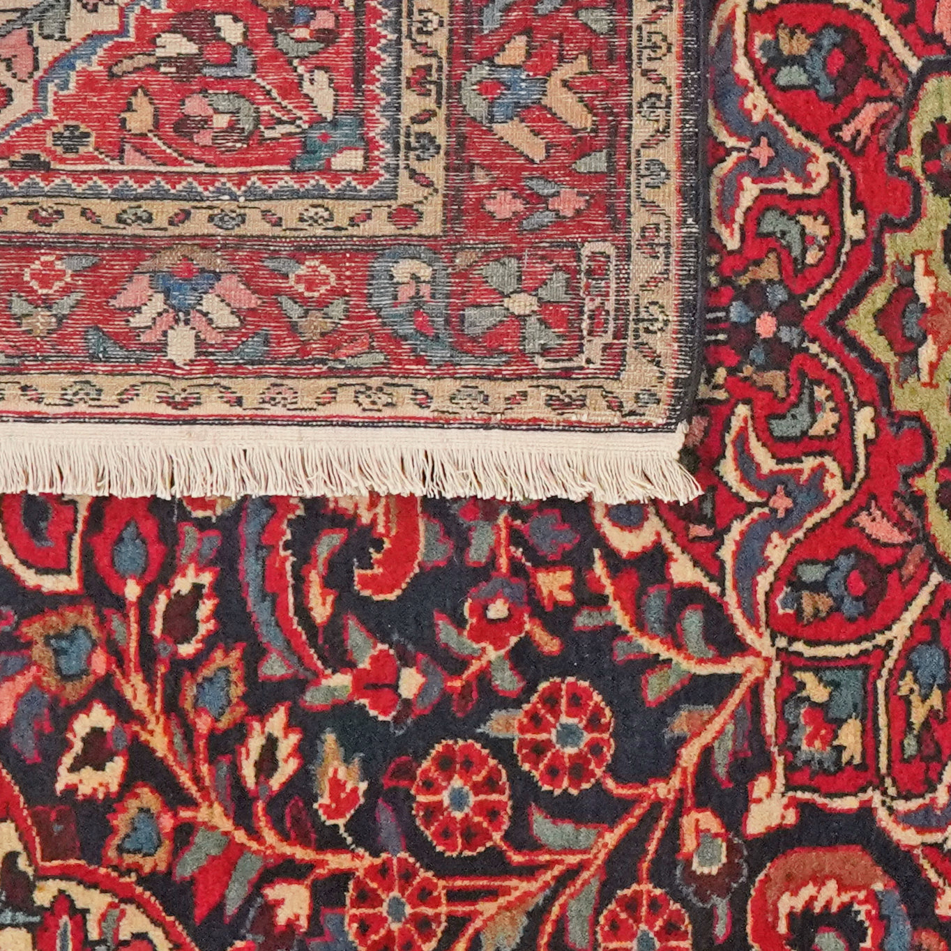 Bourtchalou — Hand-knotted, 143x206 cm, Blue, 100% Virgin Wool | View 6