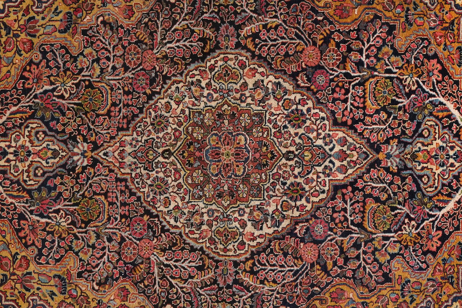 Djozan — Hand-knotted, 143x206 cm, Blue, 100% Virgin Wool | View 4