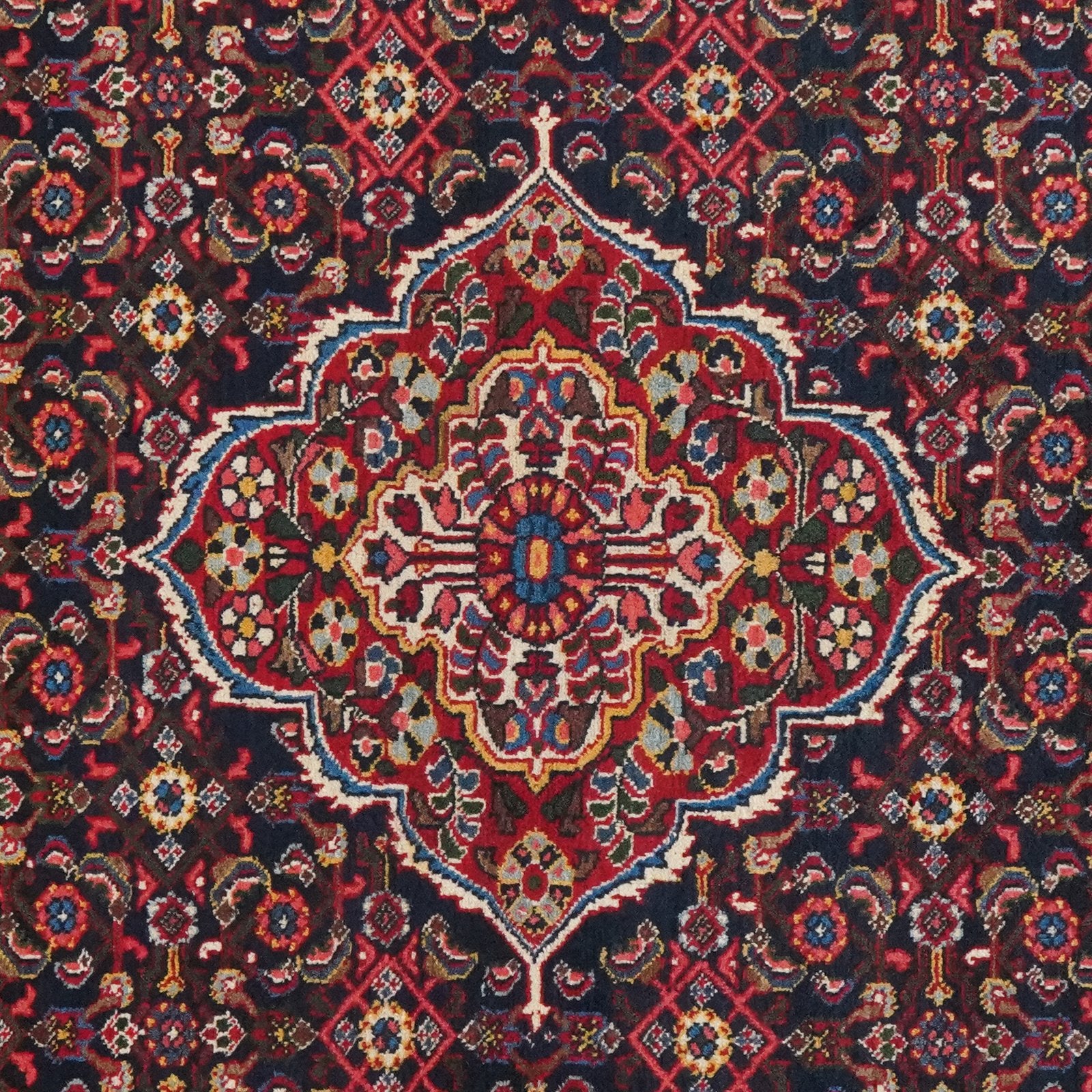 Bourtchalou — Hand-knotted, 143x205 cm, Blue, 100% Virgin Wool | View 4