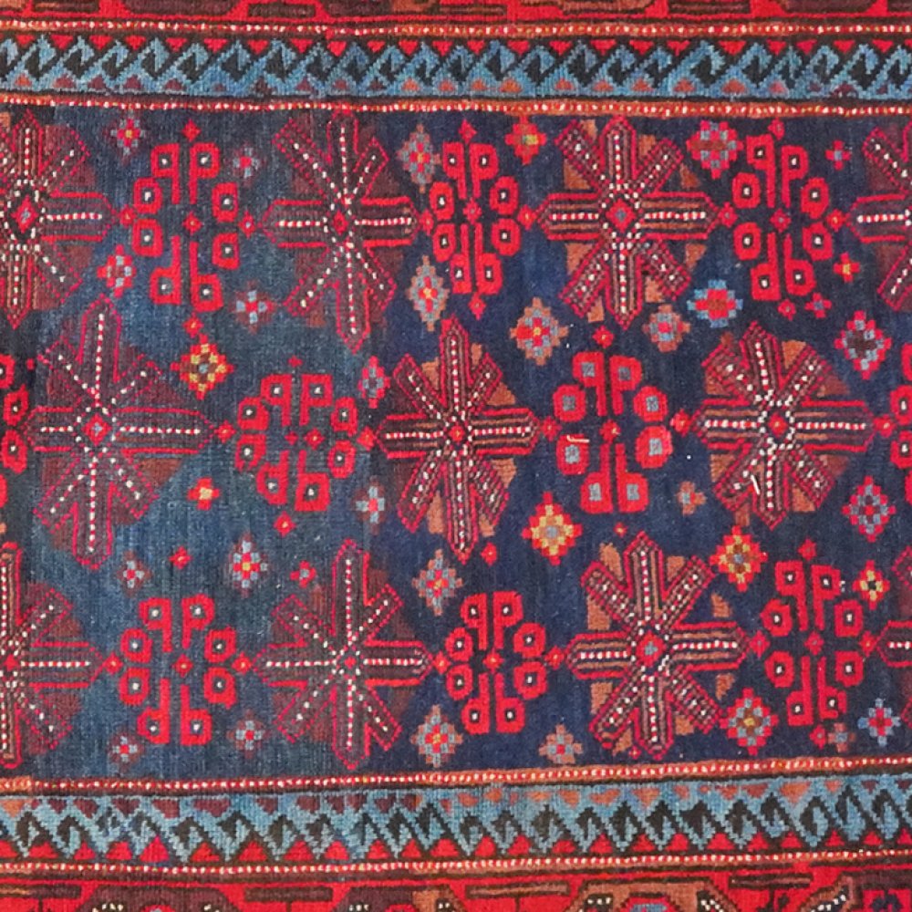 Kordibaf — Hand-knotted, 135x246 cm, Blue, 100% Virgin Wool | View 4