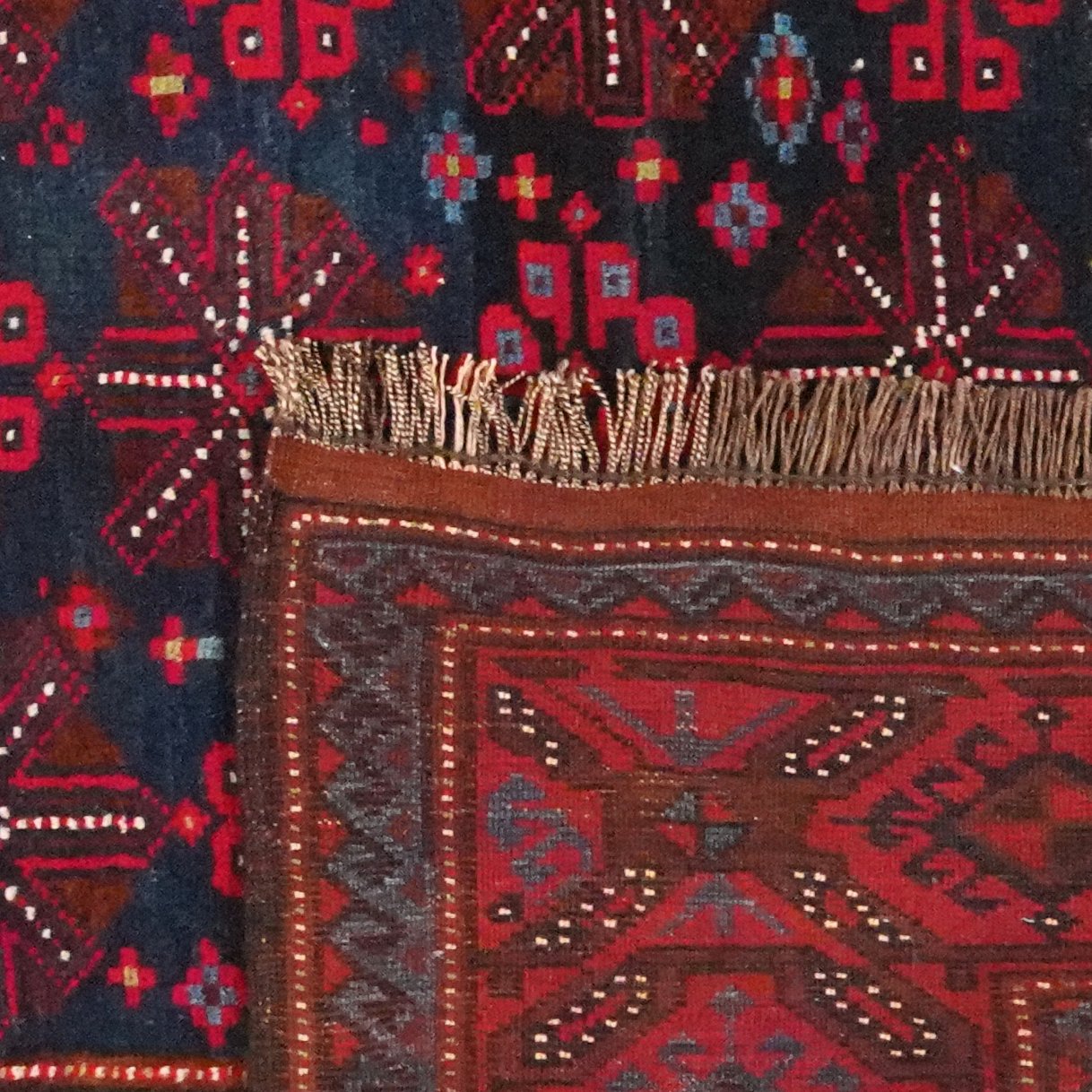 Kordibaf — Hand-knotted, 135x246 cm, Blue, 100% Virgin Wool | View 6