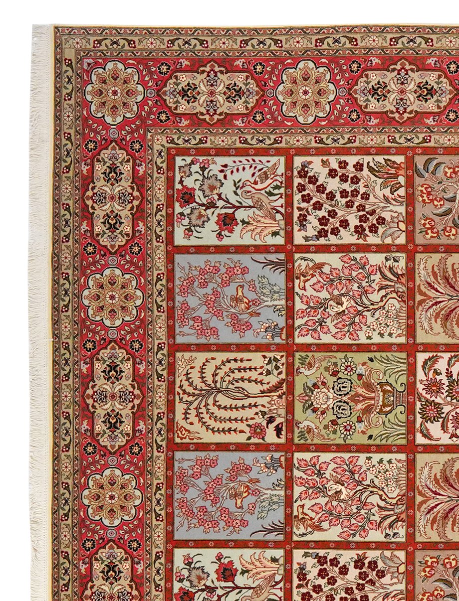 Tabriz 50 Raj — Hand-knotted, 200x299 cm, Multicolor, 100% Virgin Wool | View 3