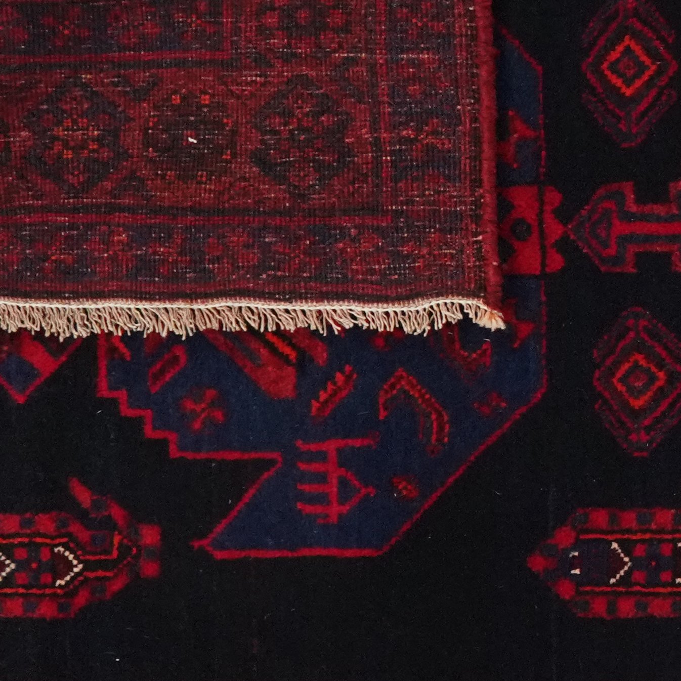 Kolyai — Hand-knotted, 136x260 cm, Blue, 100% Virgin Wool | View 6