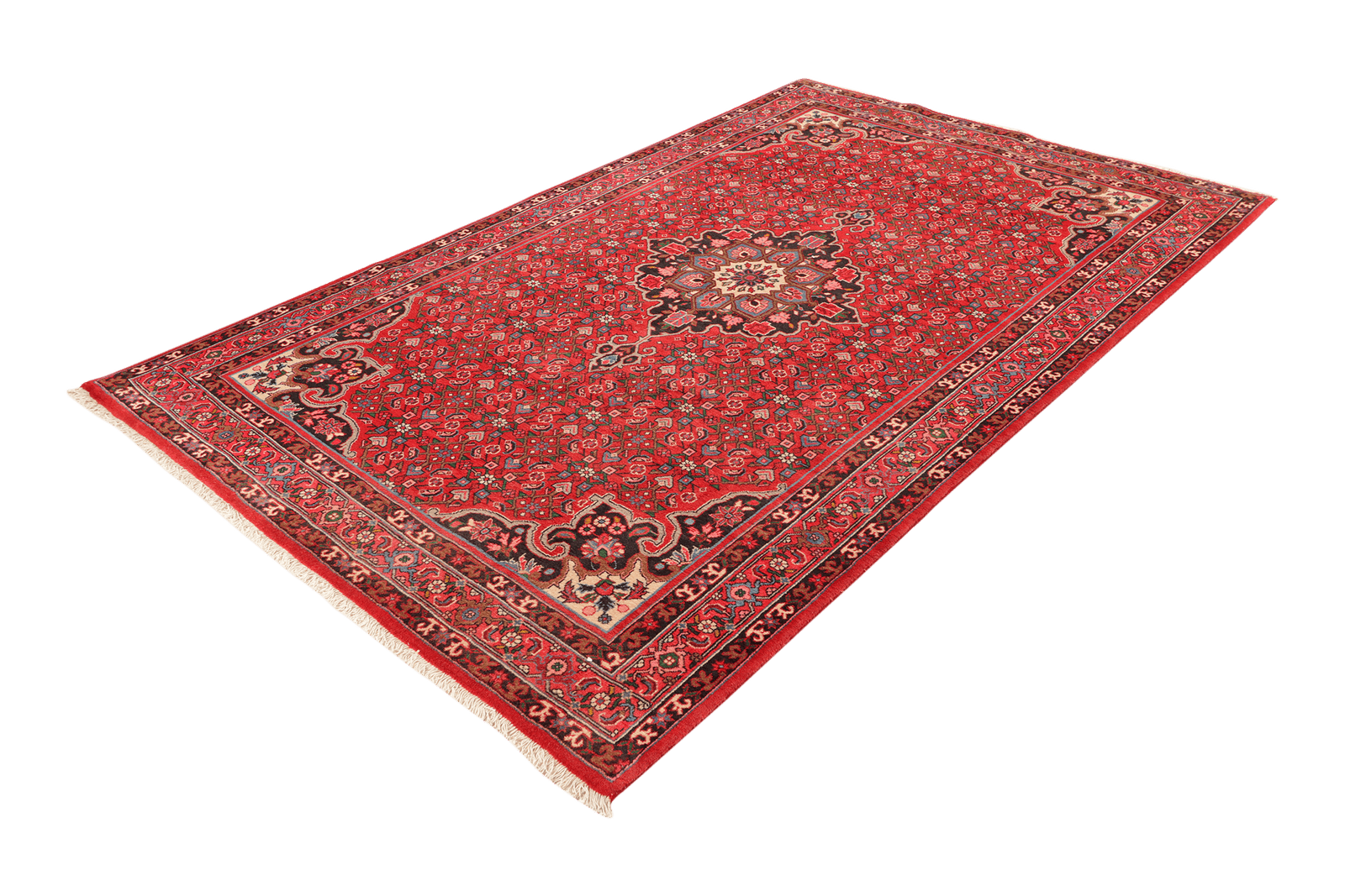 Bidjar — Hand-knotted, 155x254 cm, Red, 100% Virgin Wool | View 5