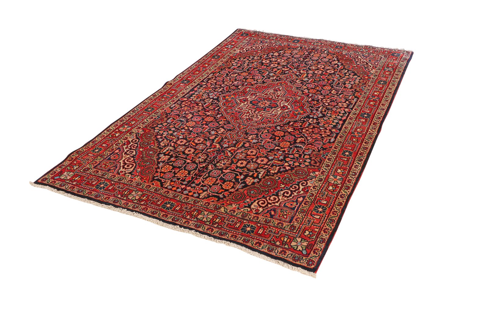 Malayer — Hand-knotted, 127x205 cm, Red, 100% Virgin Wool | View 5