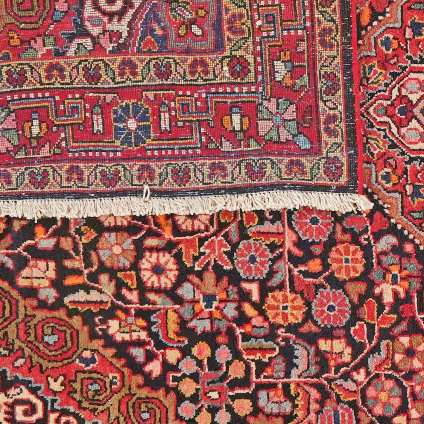 Malayer — Hand-knotted, 127x205 cm, Red, 100% Virgin Wool | View 6