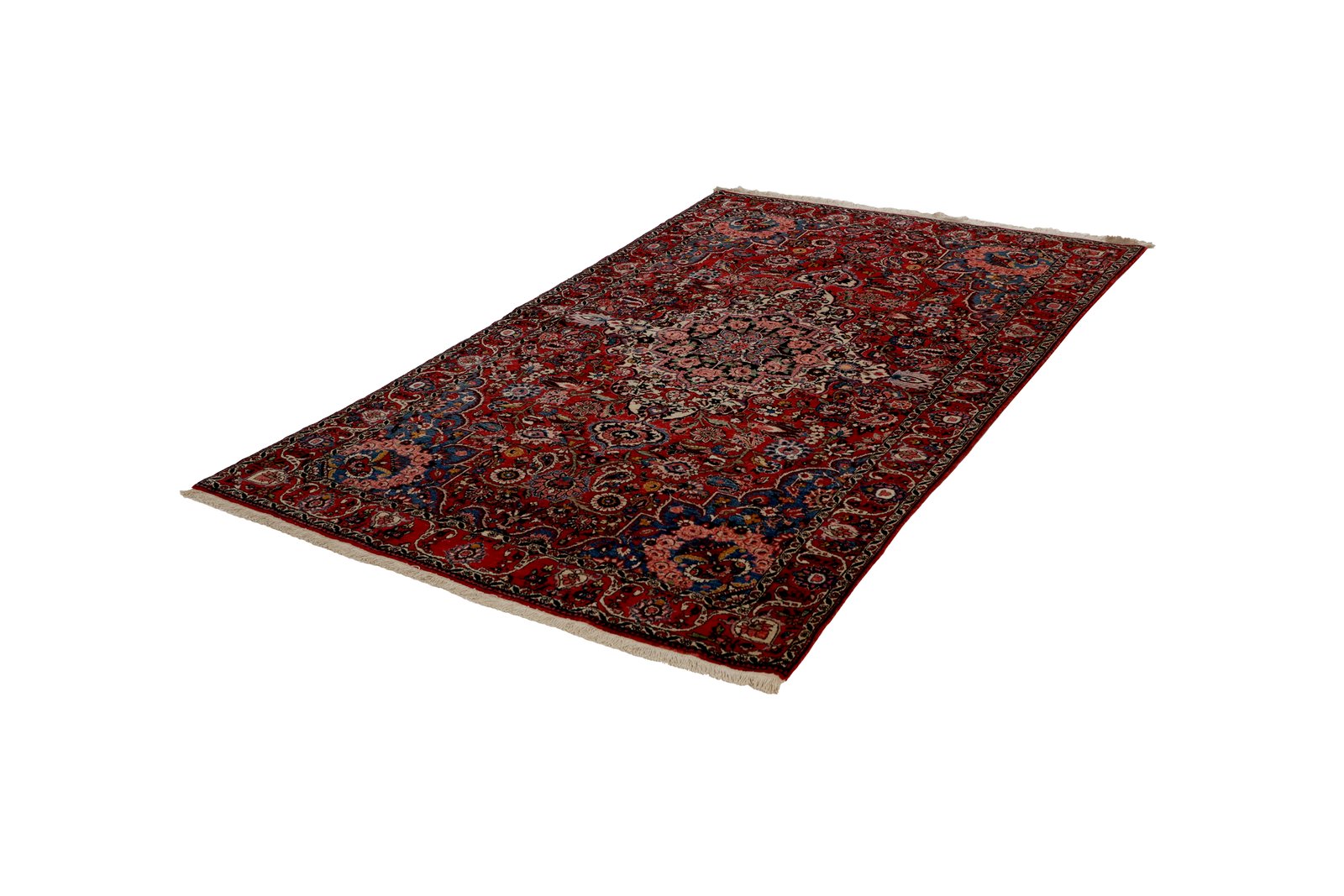Bakhtiar — Hand-knotted, 144x226 cm, Red, 100% Virgin Wool | View 5
