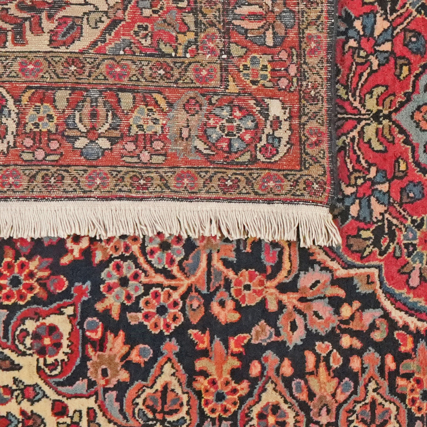 Bourtchalou — Hand-knotted, 138x207 cm, Blue, 100% Virgin Wool | View 6