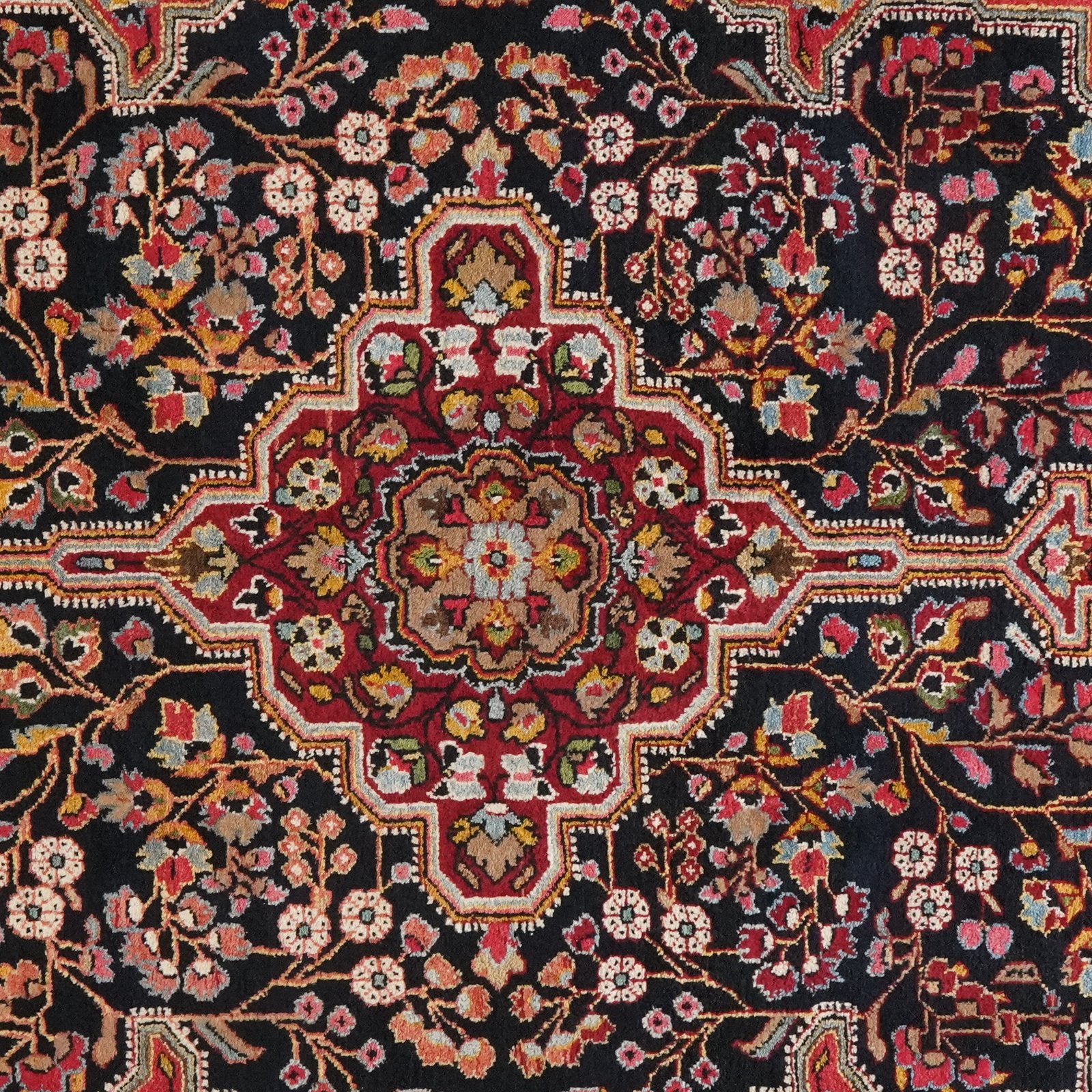 Djozan — Hand-knotted, 138x198 cm, Blue, 100% Virgin Wool | View 6