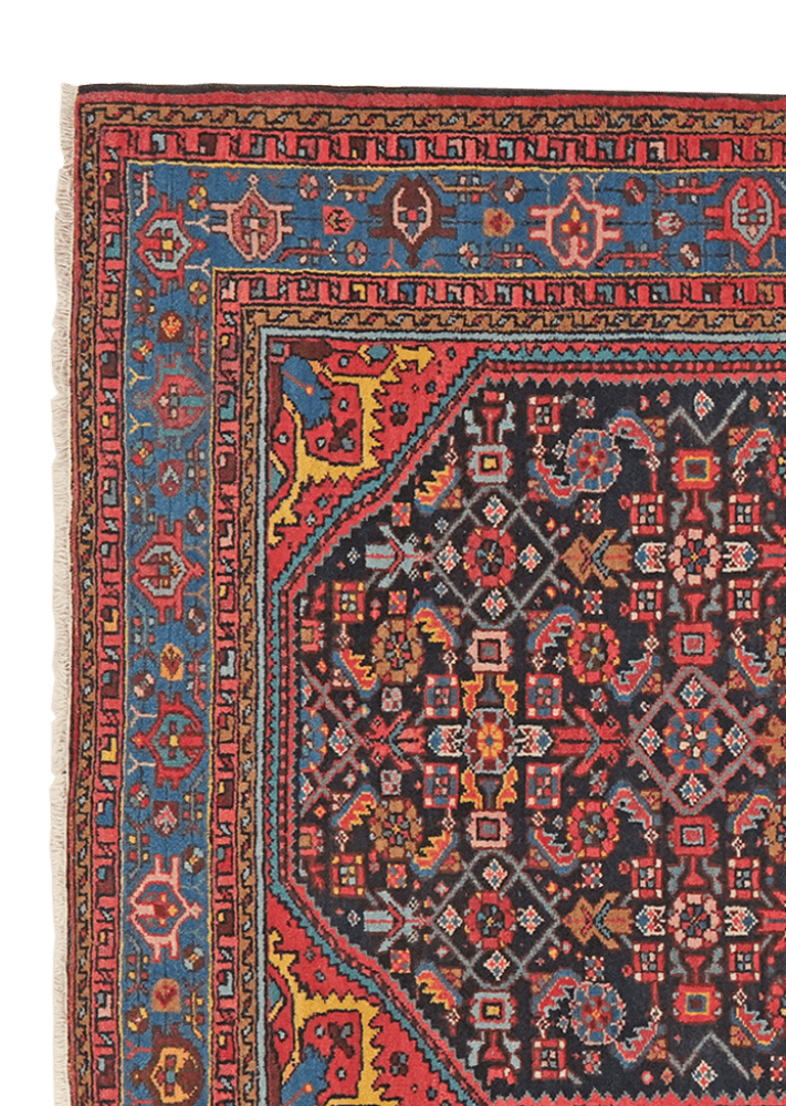 Indjelass — Hand-knotted, 135x200 cm, Blue, 100% Virgin Wool | View 3
